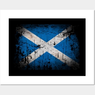 SCOTLAND FLAG Posters and Art